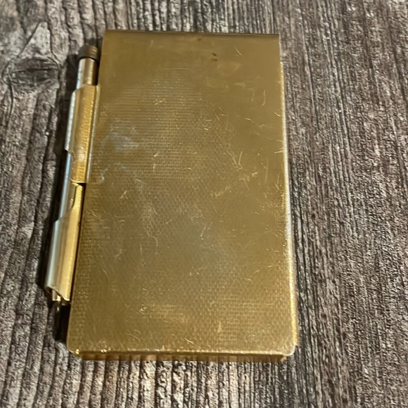 Accessories Vintage Pocket Address Book With Pen Embossed Leather